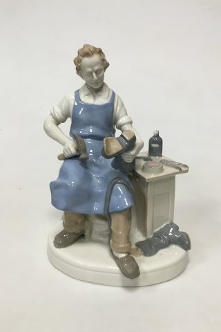 Gräfenthal Thüringen Tysk Porcelænsfigur af Skomager