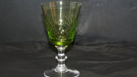 Green white wine glass #Eaton Glas from Lyngby Glasværk
