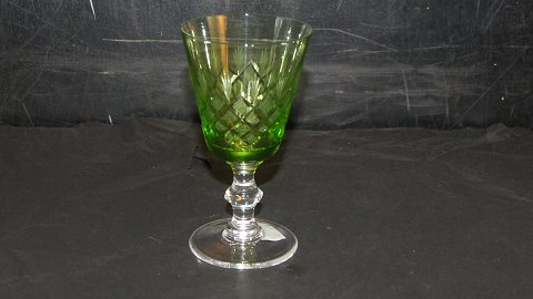 Hvidvinsglas Grønt #Eaton Antik Lyngby