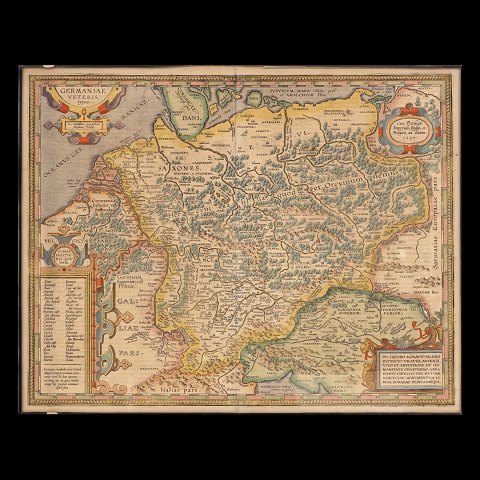 J. & W. Blaeu "Germaniae Veteris Typus" published 
circa 1645. Size: 38x48cm