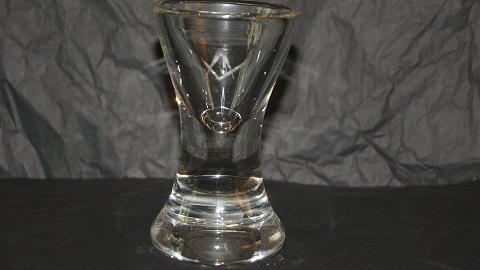 Masonic glass with engraved initials
