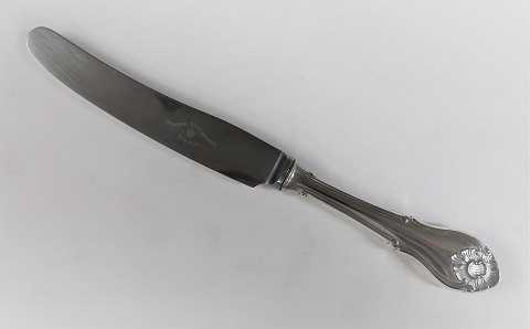 Rokoko. Silberbesteck (830). Frühstücksmesser. Länge 21,5cm.