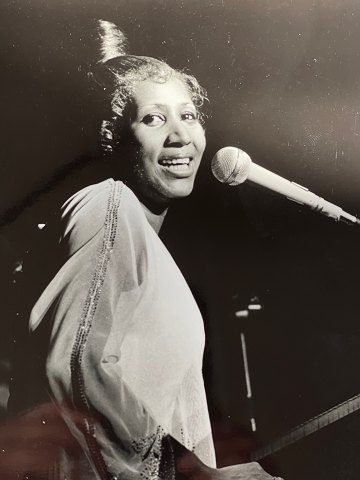 Originalt pressefoto af Aretha Franklin i 1960