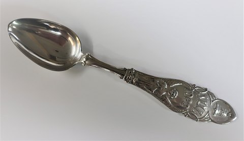 August Thomsen. Silver Christmas spoon 1922. (830). Length 18 cm