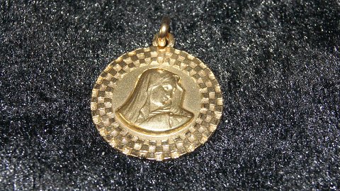 Elegant Pendant Virgin Mary 18 Carat Gold