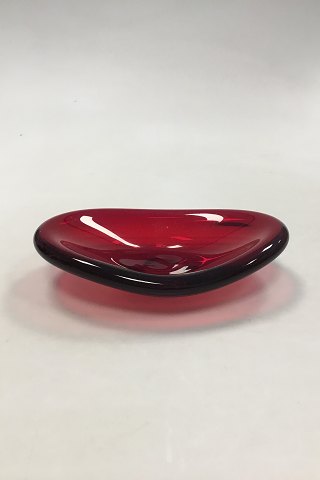 Rød Glasskål Skandinavisk Design