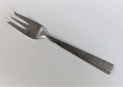 Champagne. Silver cutlery (830). Cake fork. Length 14 cm. 

