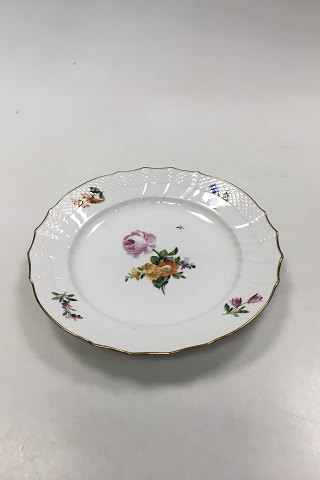 Royal Copenhagen Saksisk Blomst Let Frokosttallerken No 1623