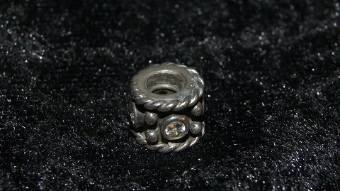 #Pandora Charms with stones in silver
Stamped 925 ALE
Height 7.88 mm
Width 9.57 mm