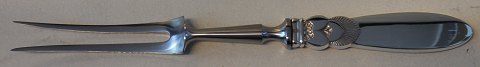 #Cactus Pre-cutter fork with steel
Produced by Georg Jensen. # 241
Length 23.5 cm.