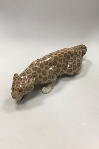 Royal Copenhagen Figur Kravlende Leopard No 472