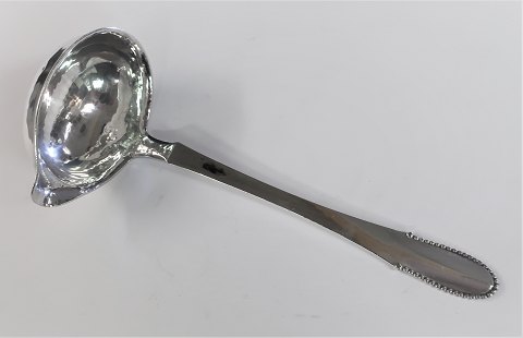 Georg Jensen. Silver cutlery (830). Beaded. Sauce ladle. Length 19 cm.