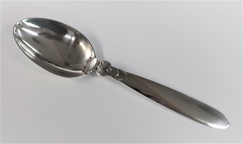 Georg Jensen. Sølvbestik (925). Kaktus. Dessertske. Længde 17 cm.