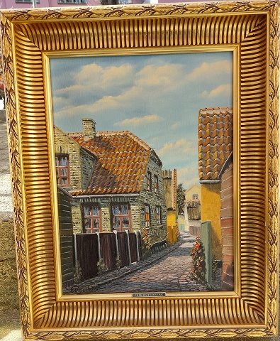 Erik Østerberg: Motif from Strandstræde in Dragør