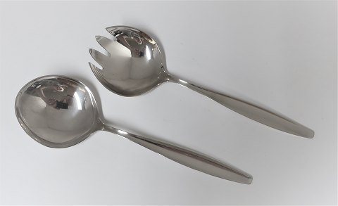 Georg Jensen. Sterling (925). Cypres. Serverings sæt.  Længde 22 cm.