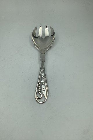 Georg Jensen Sterling Sølv Ornamental Serveringsgaffel No 42