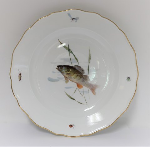 Meissen. Porcelæn. Fisketallerken. Diameter 25 cm