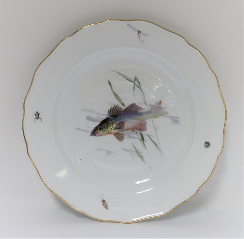 Meissen. Porcelæn. Fisketallerken. Diameter 25 cm