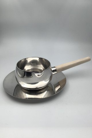 Georg Jensen Sterling Sølv Henning Koppel Sauce Kande No. 1111 samt Fad