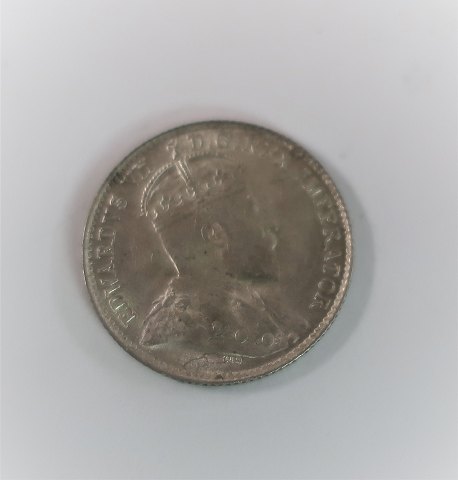 Canada. Edward VII. Silver 5 cents 1907. Quality (VF - EF).