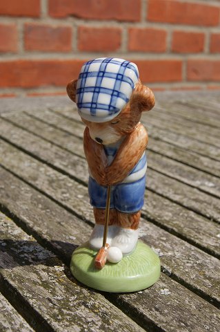 B&G Denmark annual figurine from 2003 Freddie as golf player in the series Freddie and his friends