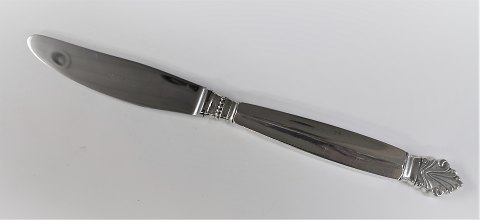 Georg Jensen. Sølvbestik. Sterling (925). Dronning. Middagskniv. Længde 22.5 cm