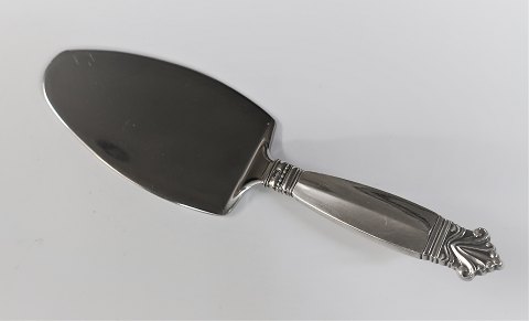 Georg Jensen. Silber (925). Königin. Tortenheber mit Stahl. Länge 16 cm.
