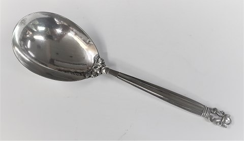 Georg Jensen. Sølvbestik (925). Konge. Serveringsske. Længde 22,3 cm