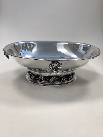 Tidlig Georg Jensen Sterling Sølv Oval Drueskål 296A