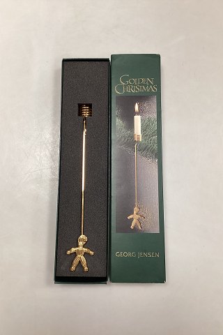 Georg Jensen Golden Christmas Lyseholder - Garnnisse 2001