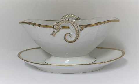 Bing & Grondahl. Hartmann. Sauce bowl. Model 8. Length 24 cm. (1 quality)