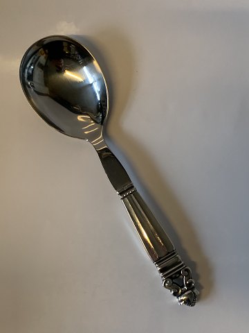 Konge / Acorn #Serveringske Sølv med stål laf
Fremstillet hos Georg Jensen. 
Længde: 23,5 cm.