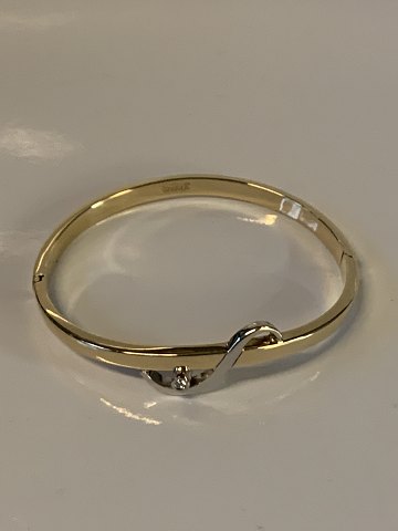 Bracelet with Brilliant 14 carat gold
Stamped 585
Measures 60.02*54.62 mm