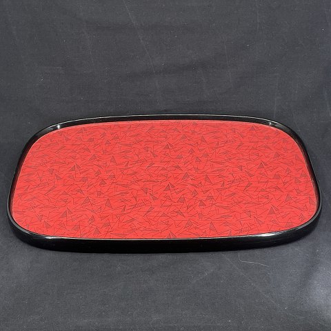 Reversible tray in red and yellow from the 1950'sh