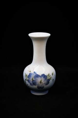 Royal Copenhagen small vase with floral motif. H:12cm...