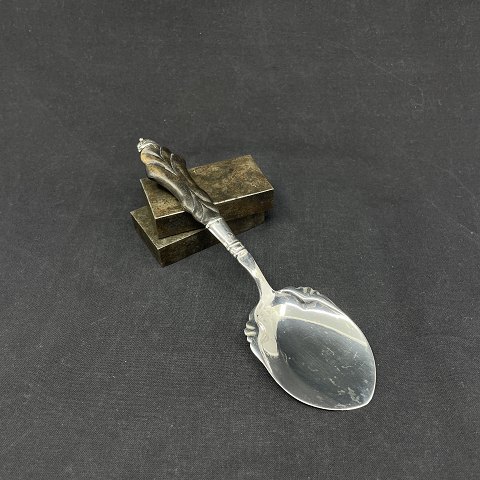 Serving spoon in silver