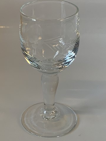 Snapseglas med skarvering