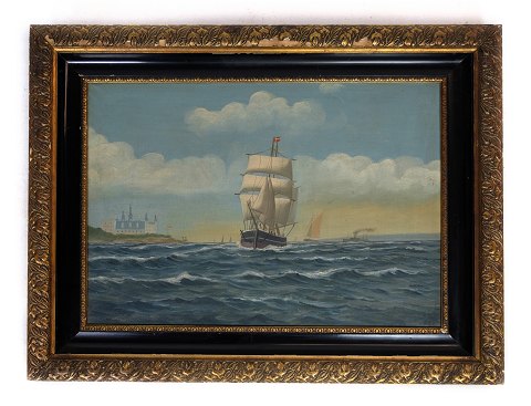 Painting, Canvas, ship painting, 1926, 62x82. P. Toft
Great condition
