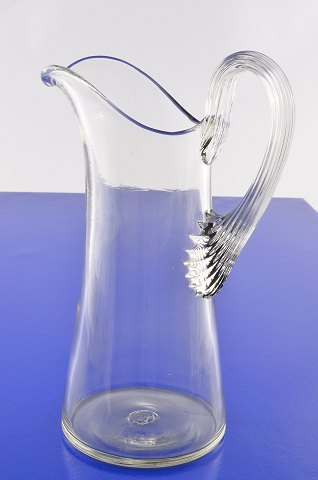 Beautiful old glass pitcher