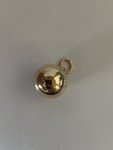 Kugle Charms/Vedhæng #14karat Guld