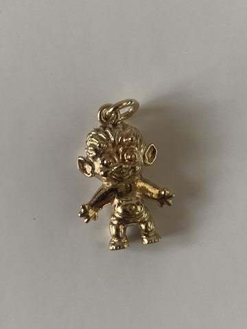 Trollpus Pendant #14 carat Gold