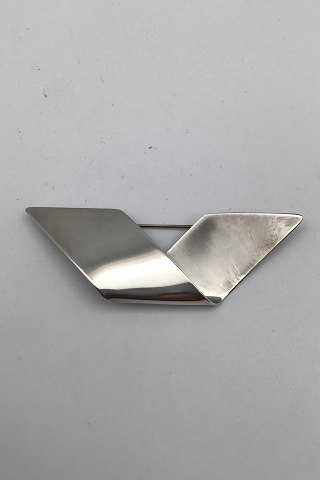 Hans Hansen Sterling Sølv Moderne Broche