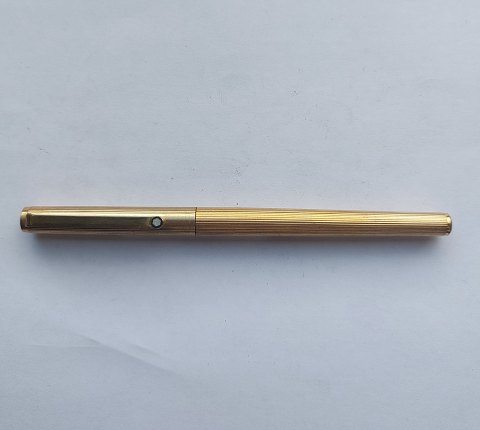 Slim Line Montblanc guld double kuglepen