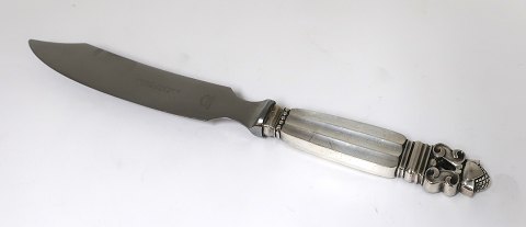 Georg Jensen. Silver cutlery (925). Akorn. Cheese knife. Length 20,5 cm.