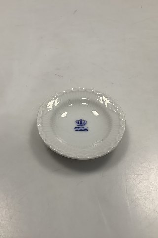 Royal Copenhagen Forhandler Platte / Skål i hvid Halvblonde