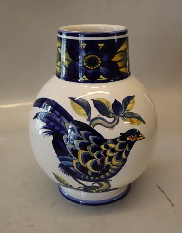 818 Vase 21 cm (1737818) Royal Copenhagen Fajance Blå Fasan Chr Joachim
