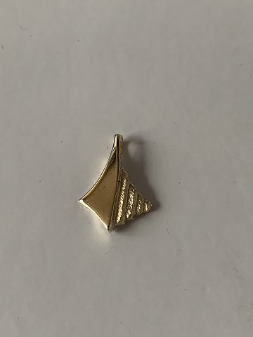 Pendant for necklace in 14 carat gold, stamped 585.