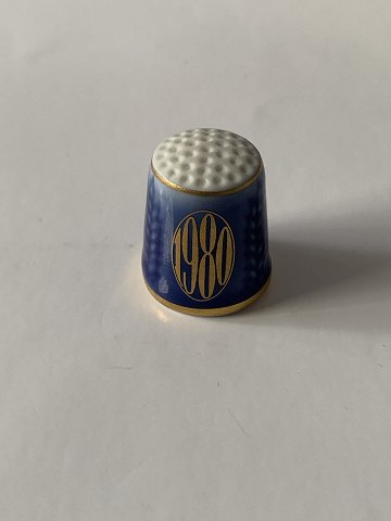 Bing & Grøndahl blue thimble from 1980.