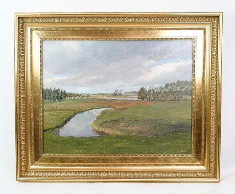 Oil painting - Boserup Forest - Ole Ring (b.1902-d.1972)
Great condition
