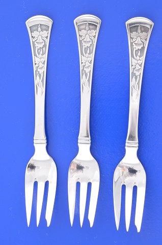 Orchide silver cutlery Pastry fork